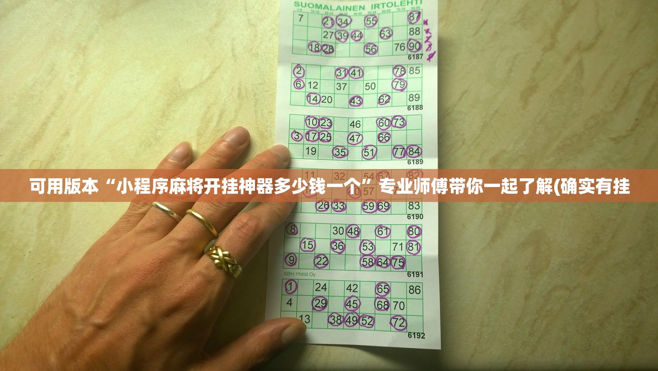 可用版本“小程序麻将开挂神器多少钱一个”专业师傅带你一起了解(确实有挂