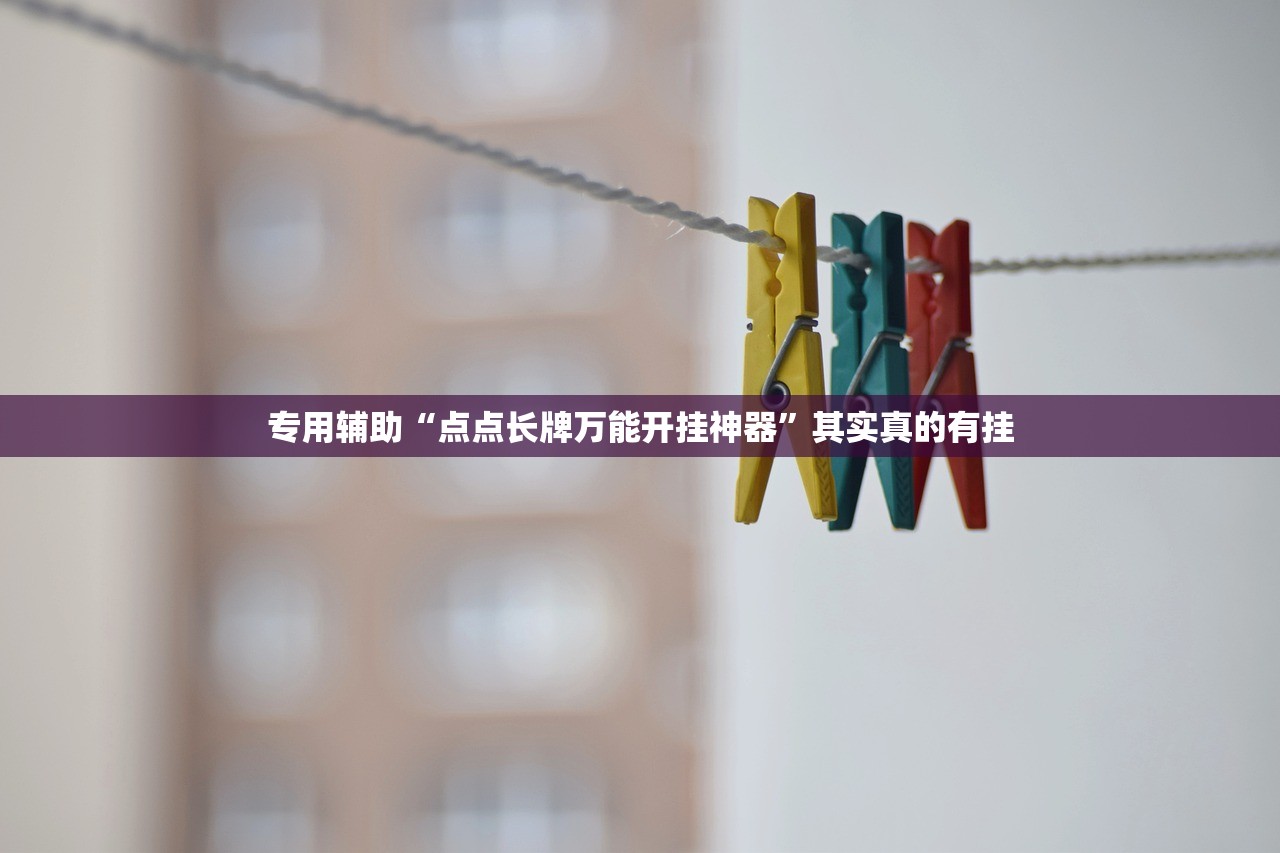专用辅助“点点长牌万能开挂神器	”其实真的有挂