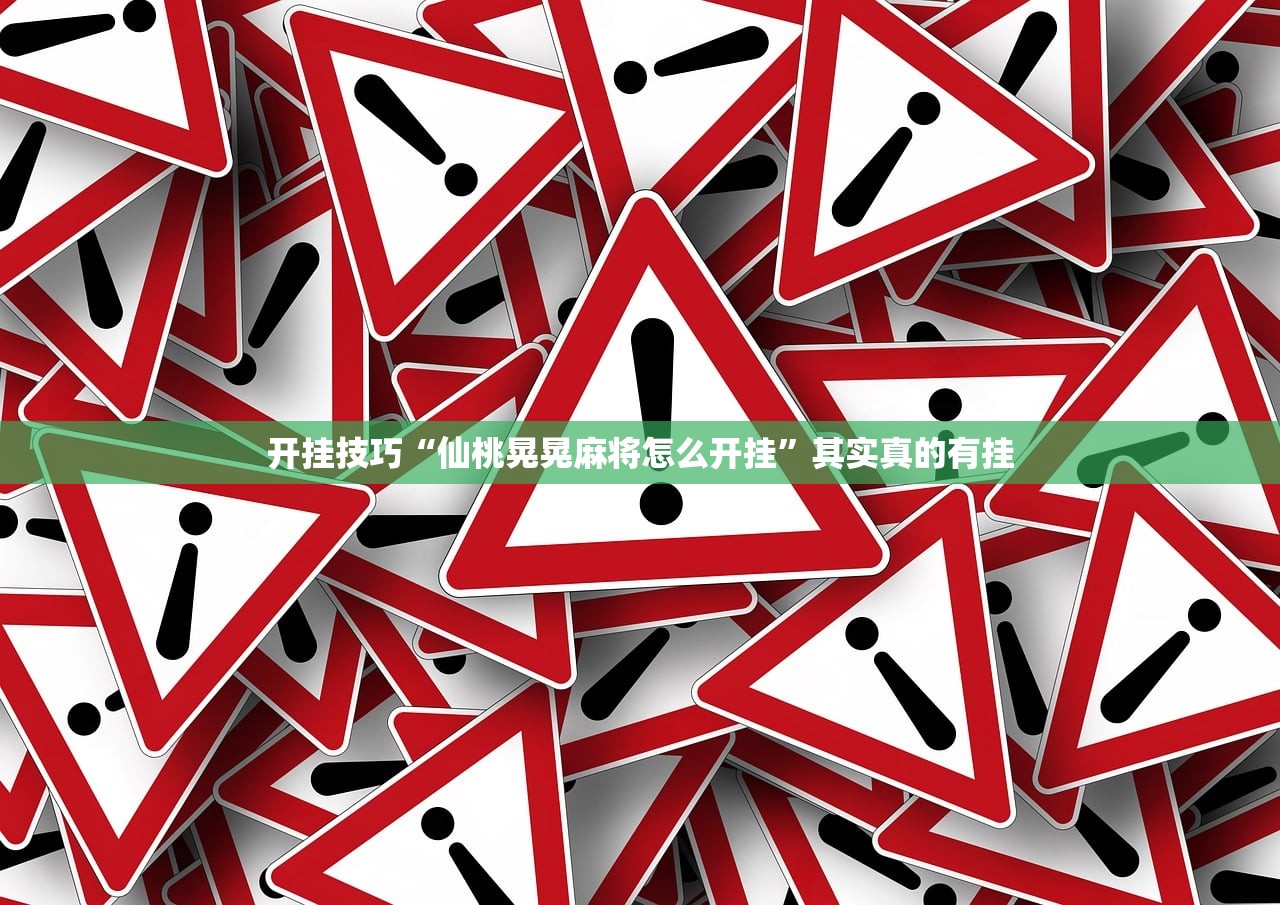 开挂技巧“仙桃晃晃麻将怎么开挂	”其实真的有挂