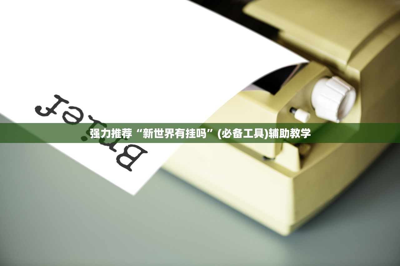 强力推荐“新世界有挂吗”(必备工具)辅助教学