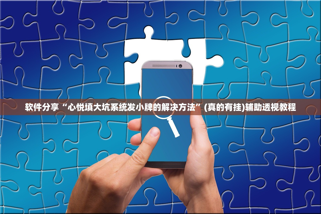 软件分享“心悦填大坑系统发小牌的解决方法”(真的有挂)辅助透视教程