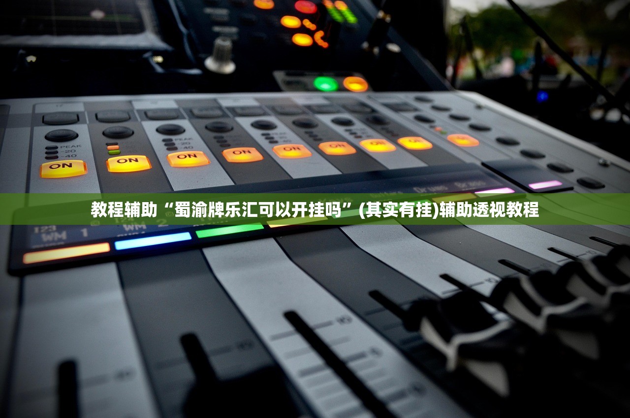 教程辅助“蜀渝牌乐汇可以开挂吗	”(其实有挂)辅助透视教程