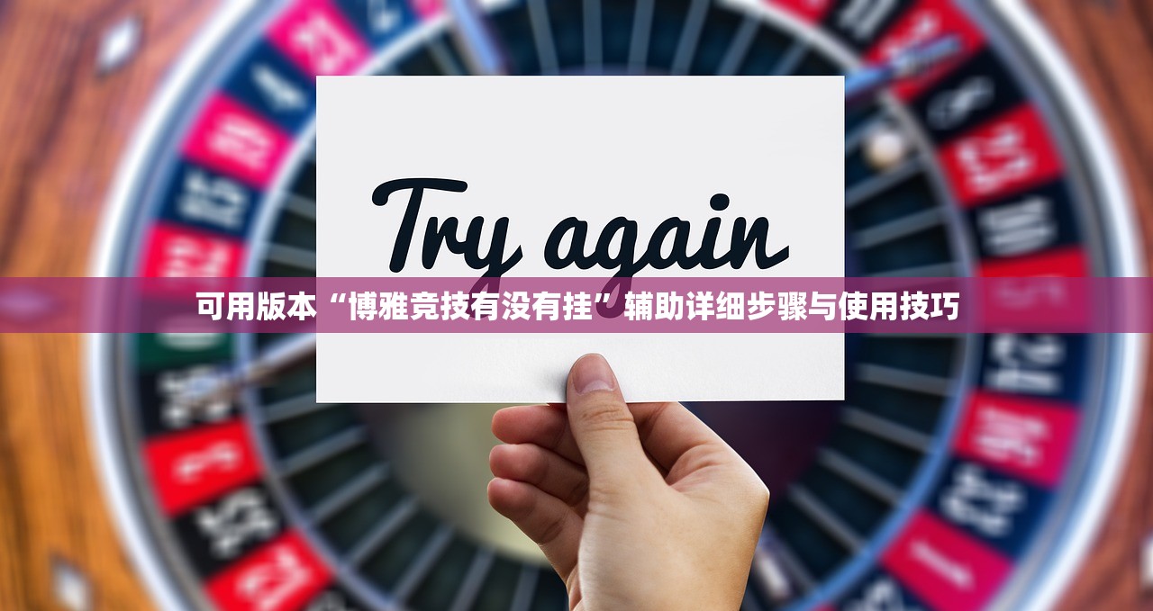 可用版本“博雅竞技有没有挂”辅助详细步骤与使用技巧