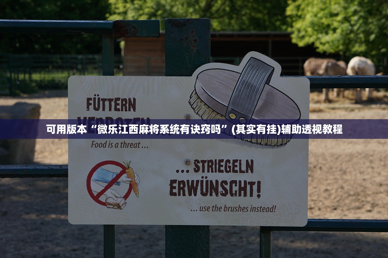 可用版本“微乐江西麻将系统有诀窍吗”(其实有挂)辅助透视教程